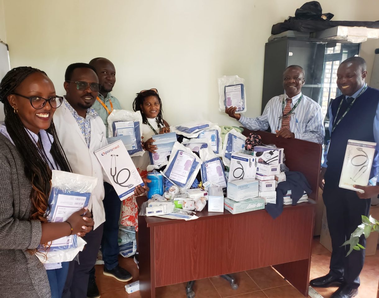 Donation of medical supplies to Butaro Teaching Hospital, Rwanda